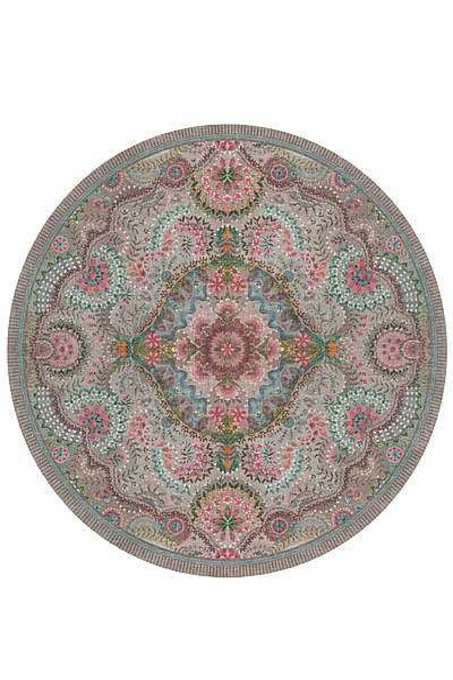 Pip Studio Tapis Rond Moon Delight By Pip Pastel Kaki Nouveau Maison