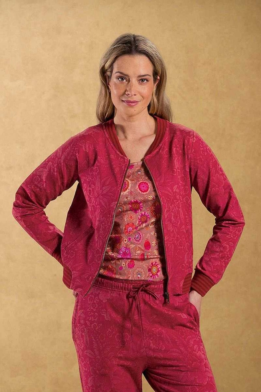 Pip Studio Veste Casa Dei Fiori Raspberry Nouveau Mode