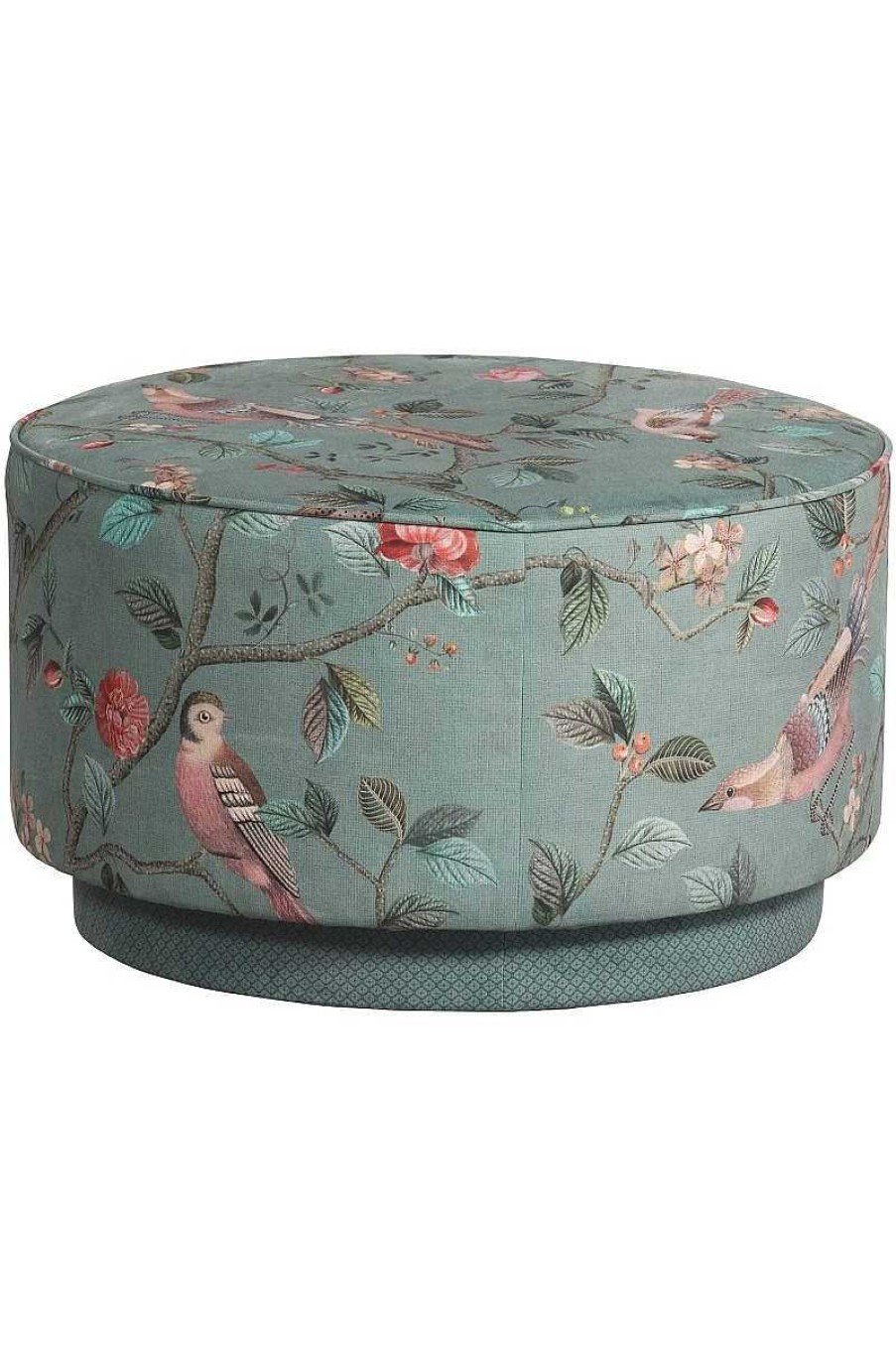 Pip Studio Stool Low Good Nightingale Green Poufs