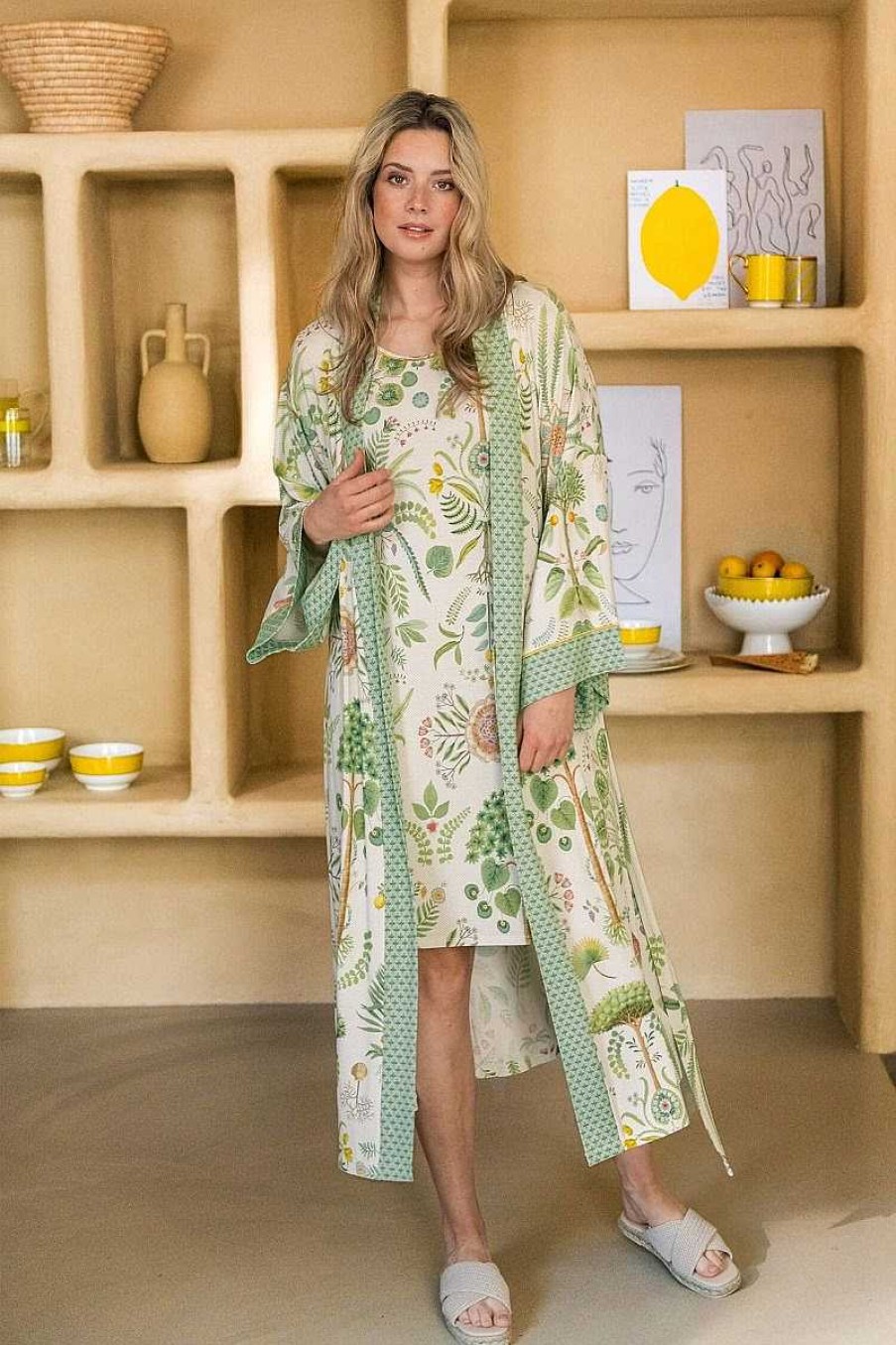 Pip Studio Kimono Bamboleo Blanc Nouveau Mode