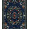 Pip Studio Tapis Fall In Leaf Par Pip Bleu Fonce Tapis Rectangulaires