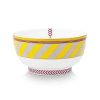 Pip Studio Pip Chique Stripes Bol Jaune 15.5Cm Nouveau Art De La Table