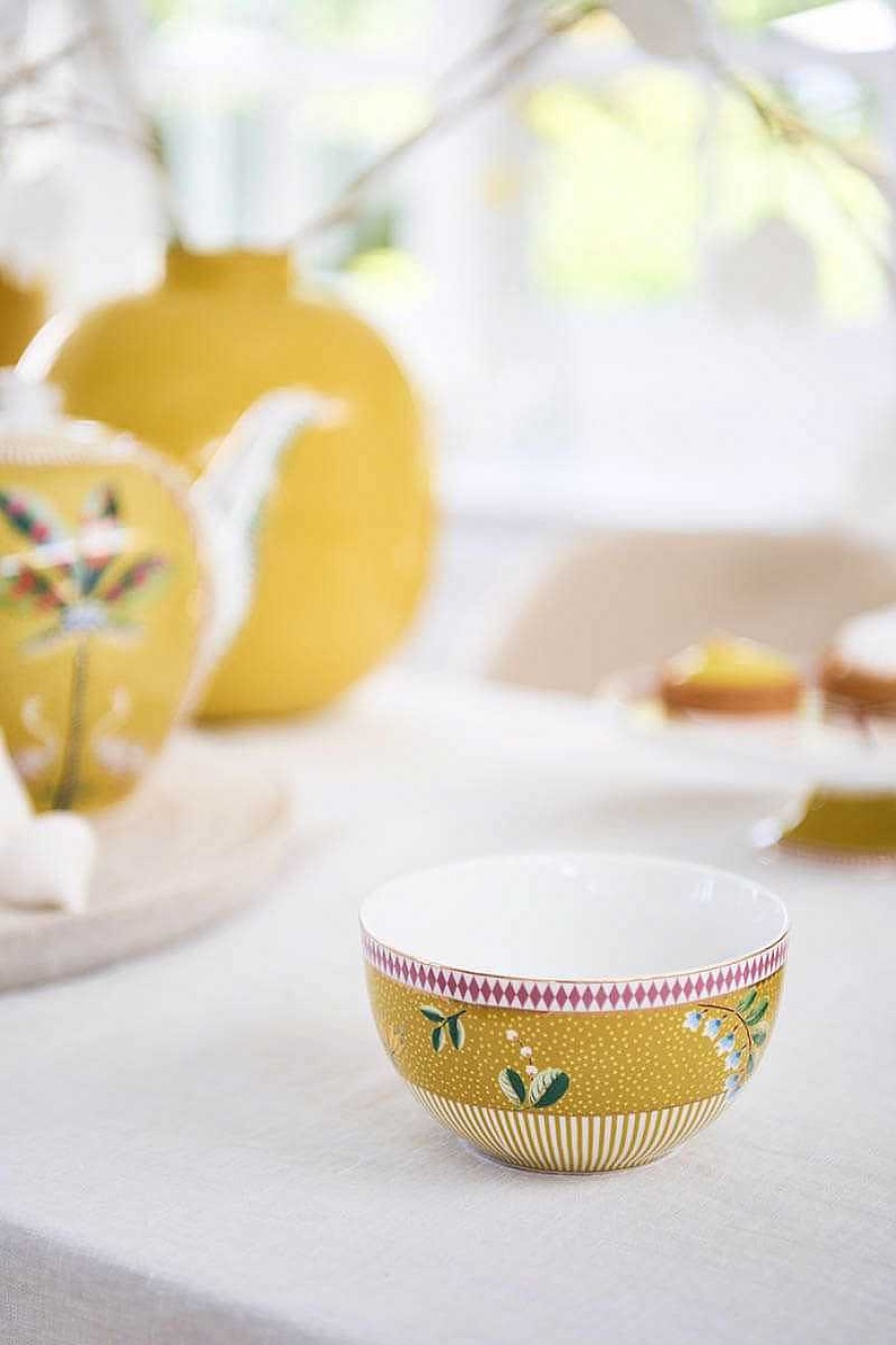 Pip Studio Bol La Majorelle En Coloris Jaune 12 Cm Tous Collections