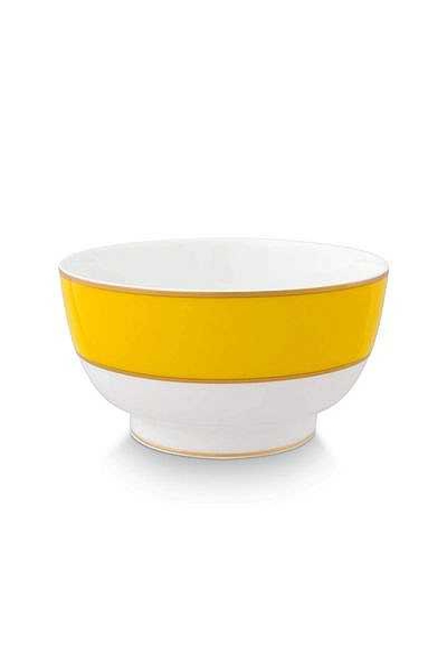 Pip Studio Pip Chique Bol Jaune 18Cm Nouveau Art De La Table