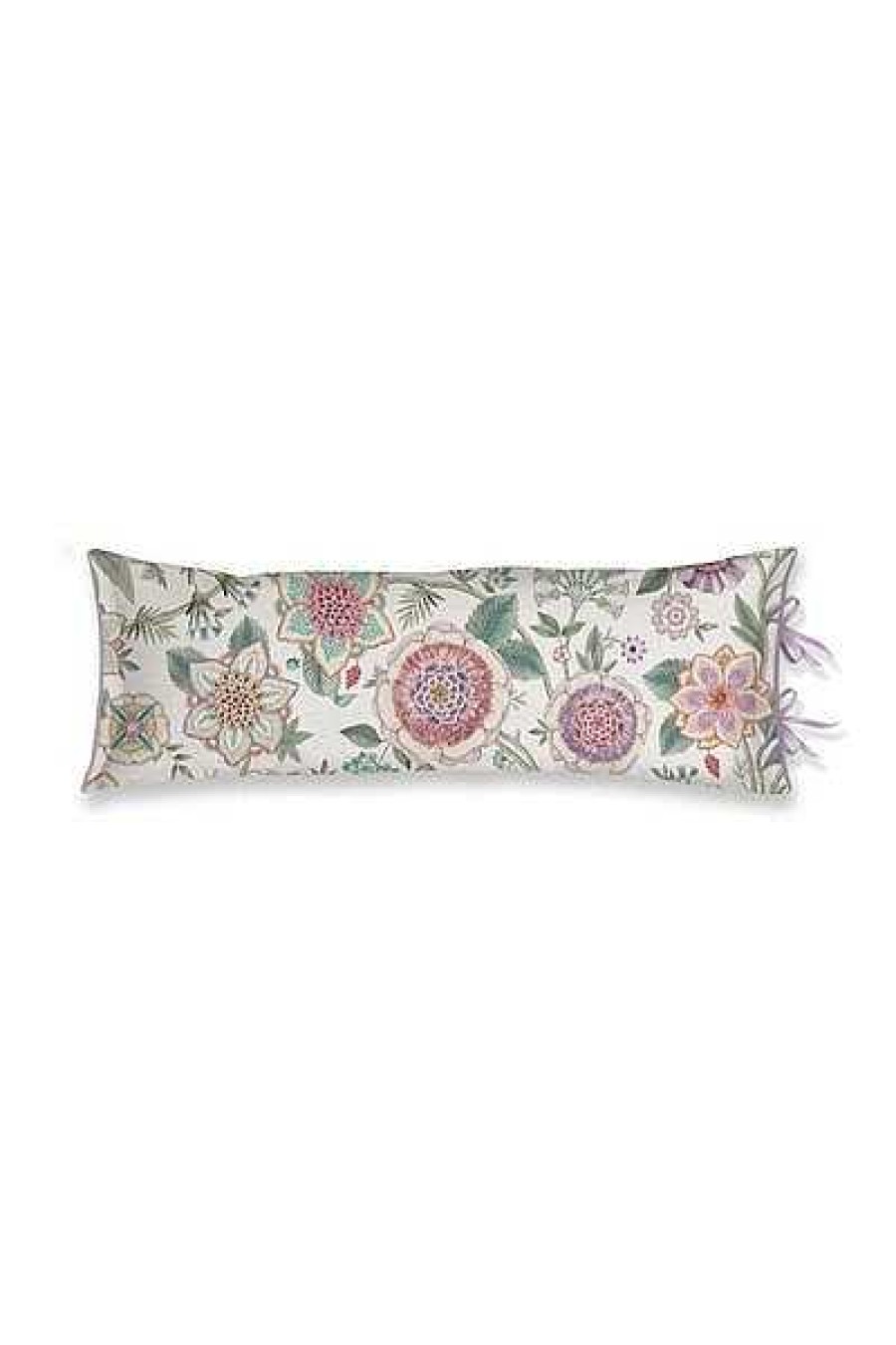 Pip Studio Coussin Decoratif Rectangulaire Viva Las Flores Blanc Nouveau Linge De Lit