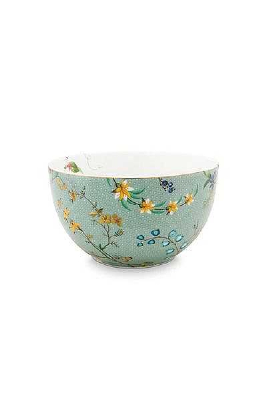 Pip Studio Bol A Fleurs Jolie Flowers En Coloris Bleu 12 Cm Tous Collections