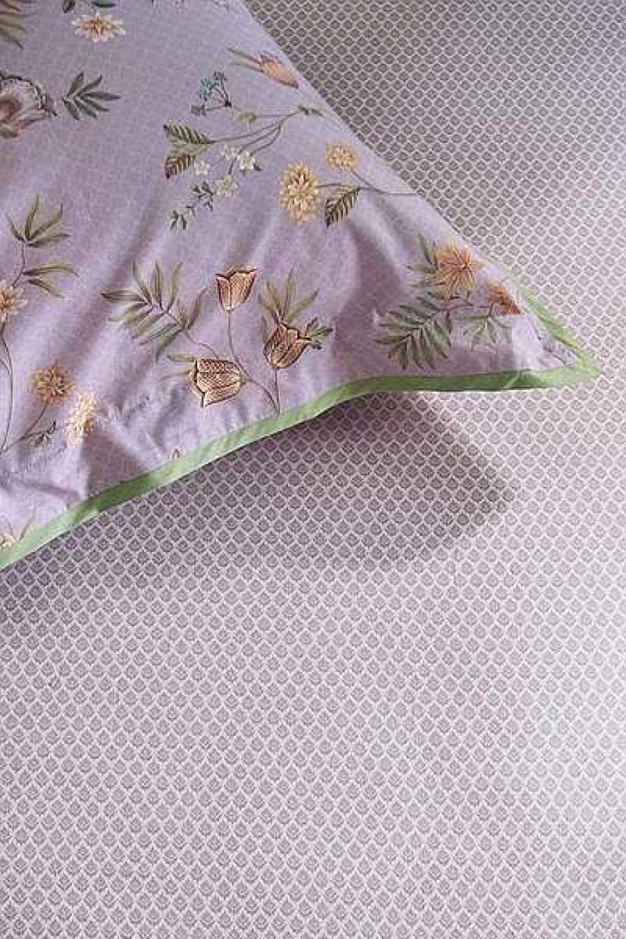 Pip Studio Fitted Sheet Thousand Leaves Lilac Nouveau Linge De Lit