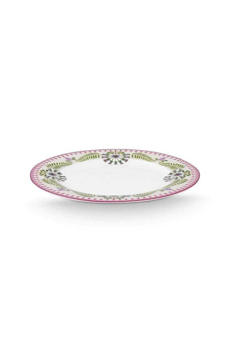 Pip Studio Lily & Lotus Assiette A Petit Dejeuner Lilas 23Cm Nouveau Art De La Table