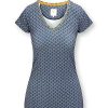 Pip Studio Haut A Manches Courtes Tegola En Coloris Bleu T-Shirts