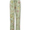 Pip Studio Pantalon Droit La Dolce Vita Vert Clair Nouveau Mode