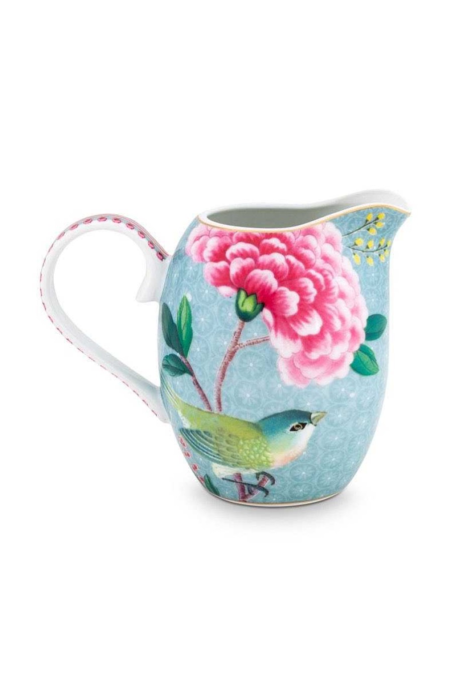 Pip Studio Pichet De Petit Taille Blushing Birds En Coloris Bleu Tous Collections