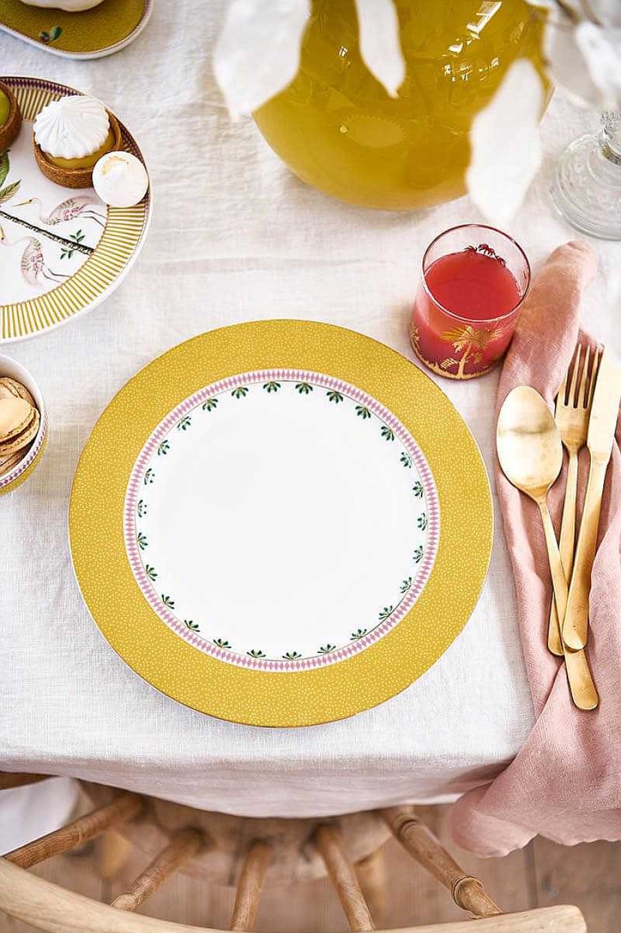 Pip Studio Assiette Plate La Majorelle En Coloris Jaune 26,5 Cm Tous Collections