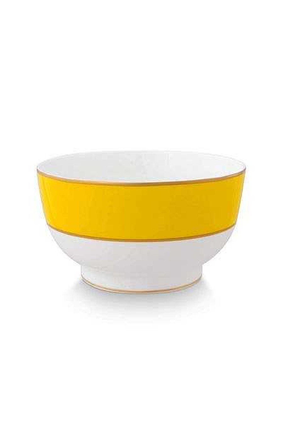 Pip Studio Pip Chique Bol Jaune 20.5Cm Nouveau Art De La Table