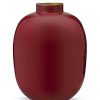 Pip Studio Vase En Metal En Coloris Rouge Fonce 32 Cm Maison