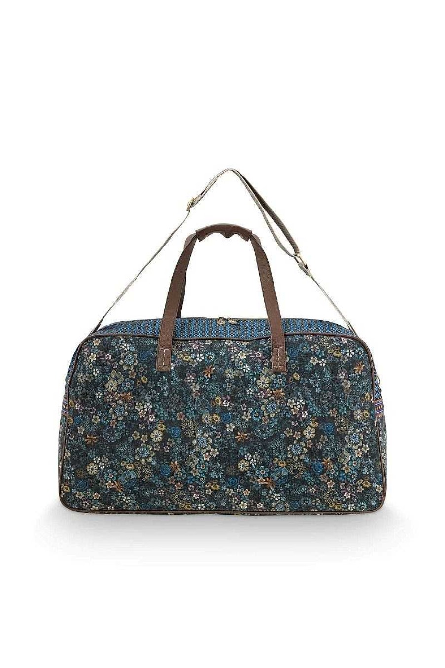 Pip Studio Sac Week-End Grande Taille Tutti I Fiori Bleu Sacs Et Valises