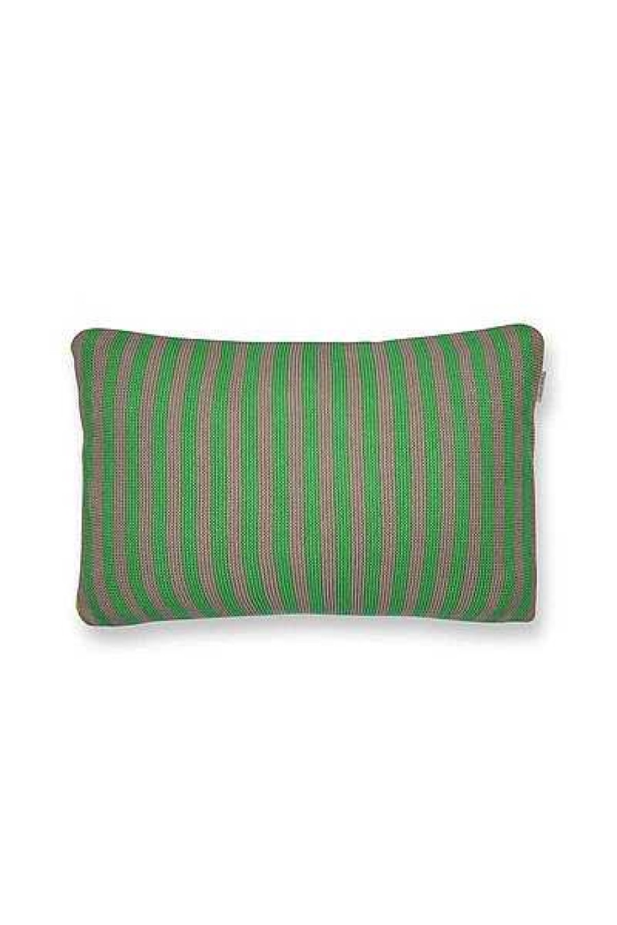 Pip Studio Coussins Decoratifs Bonsoir Stripe Vert Nouveau Linge De Lit