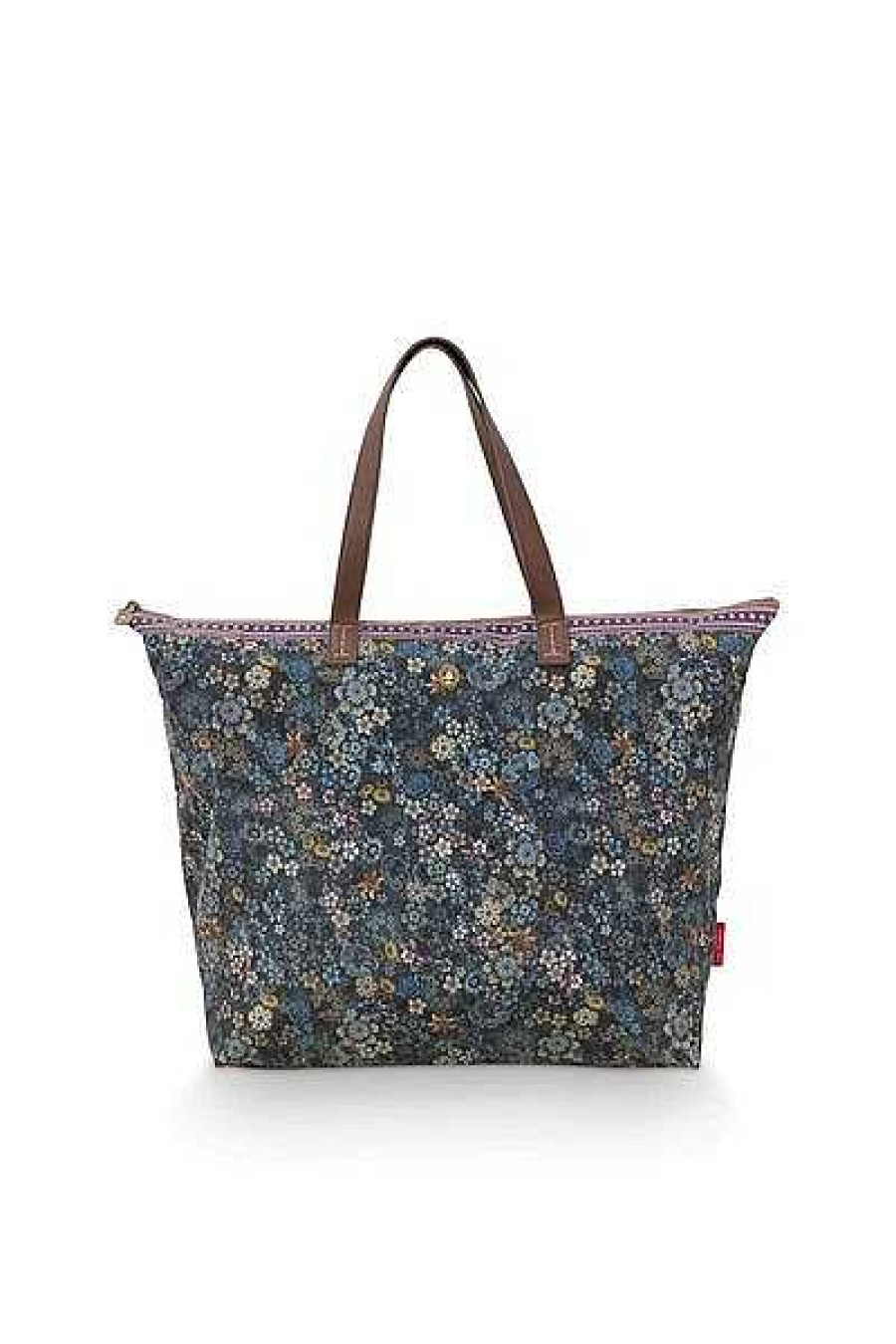 Pip Studio Sac Cabas Tutti I Fiori Bleu Sacs Et Valises