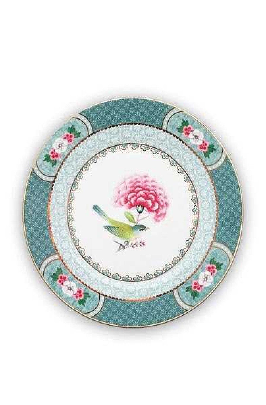 Pip Studio Assiette A Dessert Blushing Birds En Coloris Bleu 17 Cm Tous Collections