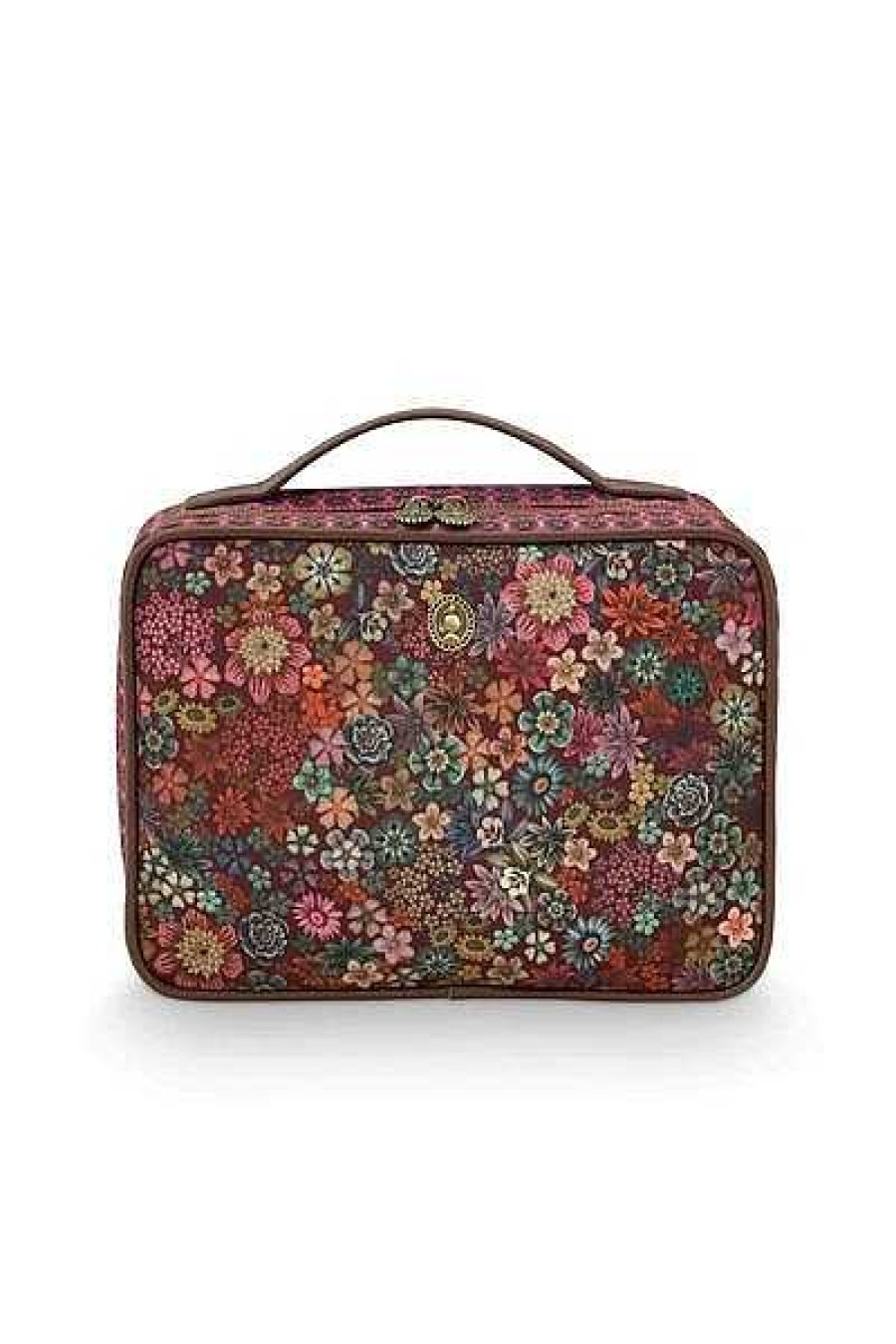 Pip Studio Trousse De Beaute Carree De Grande Taille Tutti I Fiori Rose Trousses De Beaute