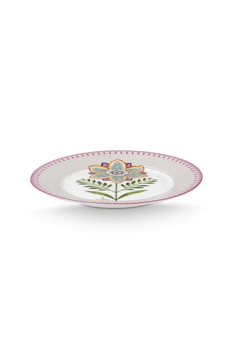 Pip Studio Lily & Lotus Assiette A Petit Dejeuner Lilas 21Cm Nouveau Art De La Table