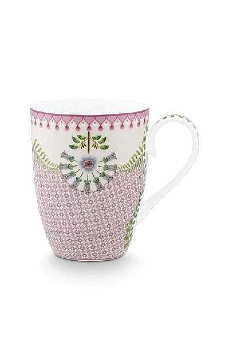 Pip Studio Lily & Lotus Tasse De Grande Taille Lilas 350Ml Nouveau Art De La Table