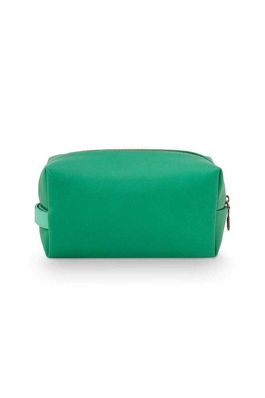 Pip Studio Pochette A Cosmetiques De Grande Taille Uni Vert Nouveau Linge De Bain