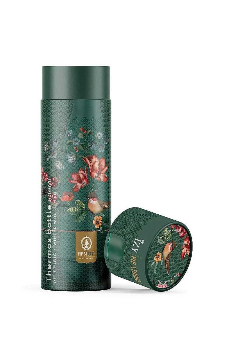 Pip Studio Winter Wonderland Bouteille Isotherme Vert 500Ml Tous Collections