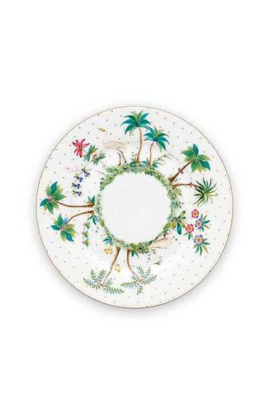 Pip Studio Assiette A Pois Jolie En Coloris Dore 17 Cm Tous Collections