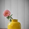 Pip Studio Vase Rond En Metal En Coloris Jaune 25 Cm Maison