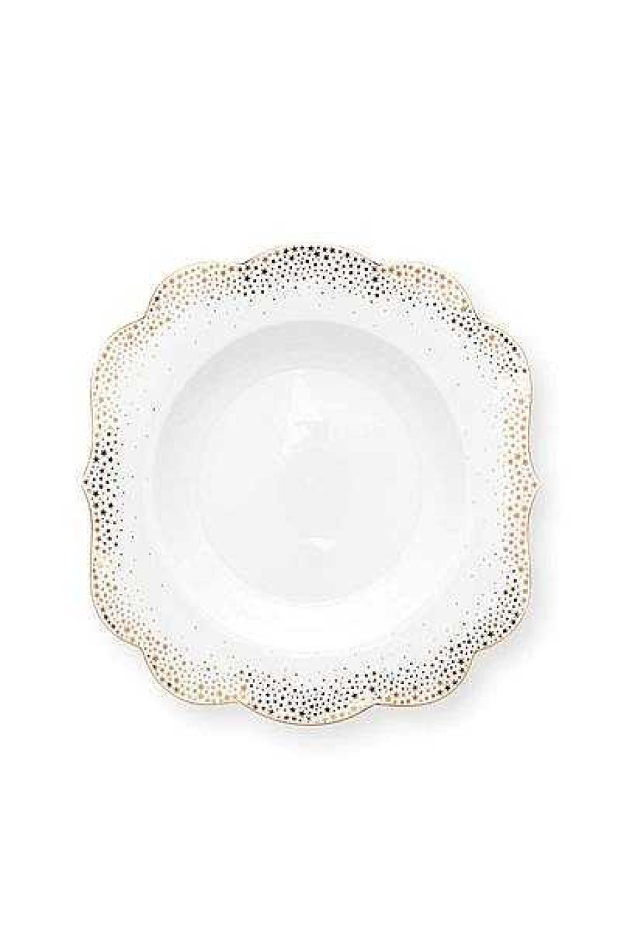 Pip Studio Assiette Creuse Royal Winter White 23.5Cm Tous Collections