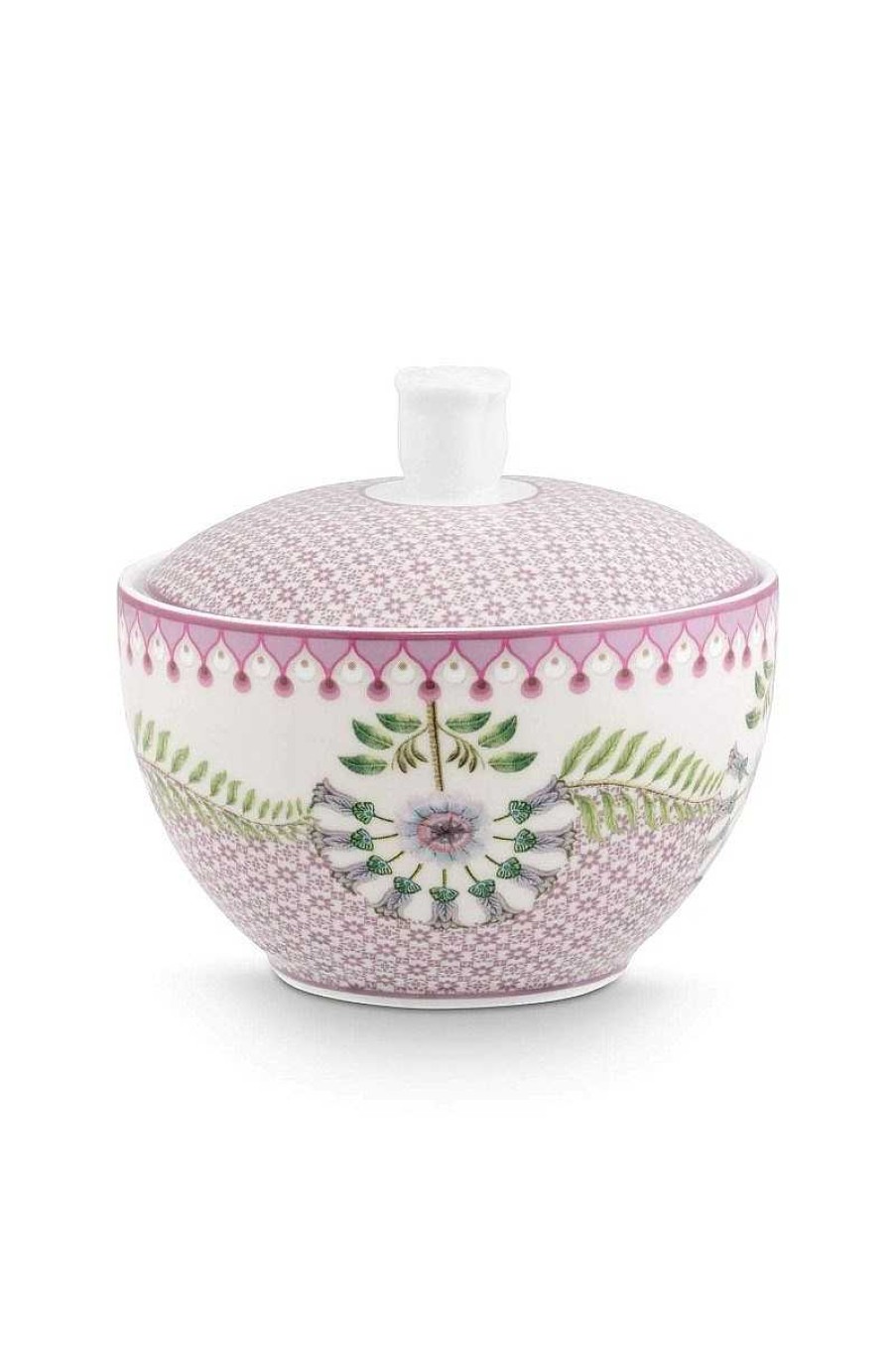 Pip Studio Lily & Lotus Bol A Sucre Lilas Nouveau Art De La Table