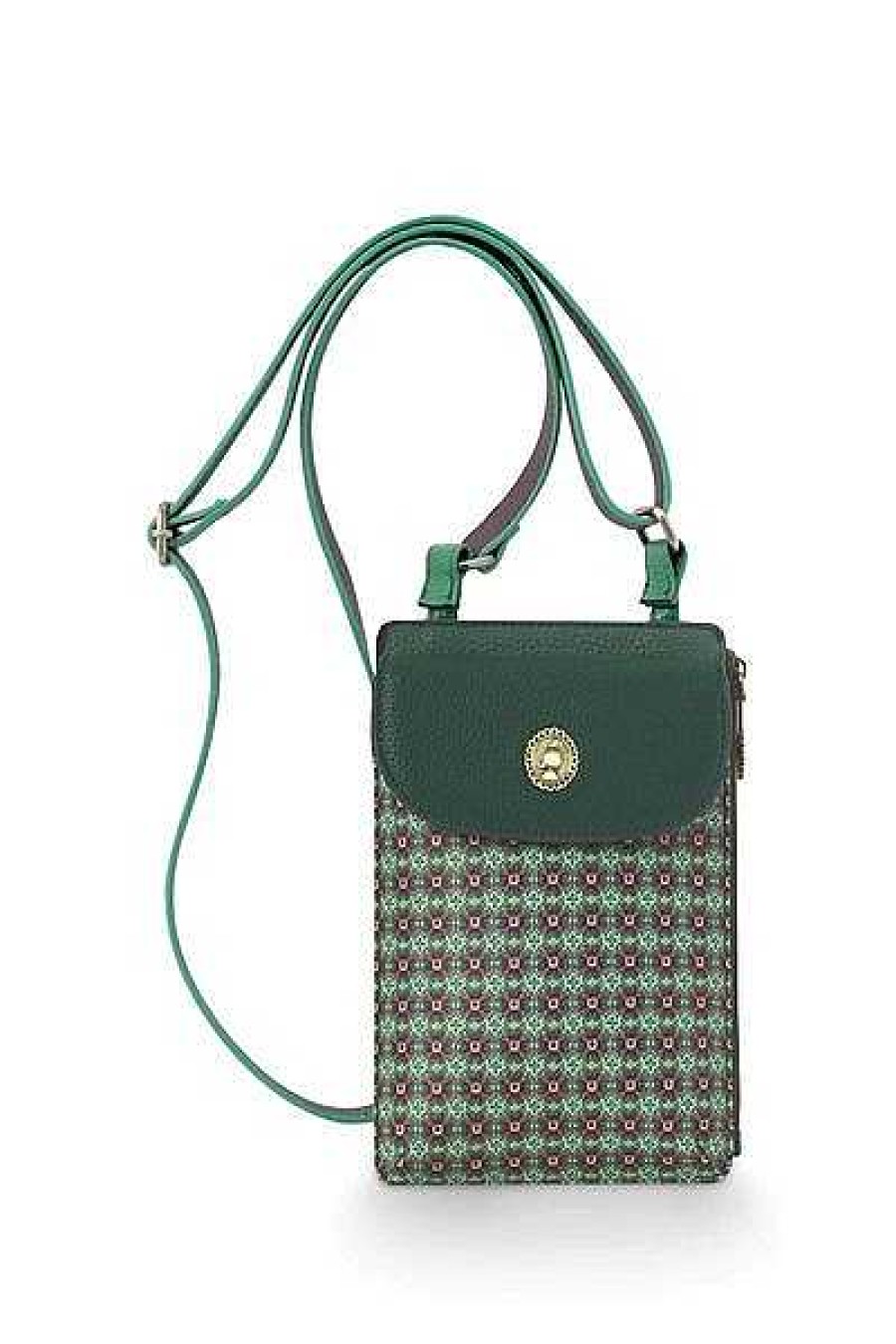 Pip Studio Sac Pour Telephone Clover Vert Sacs Et Valises