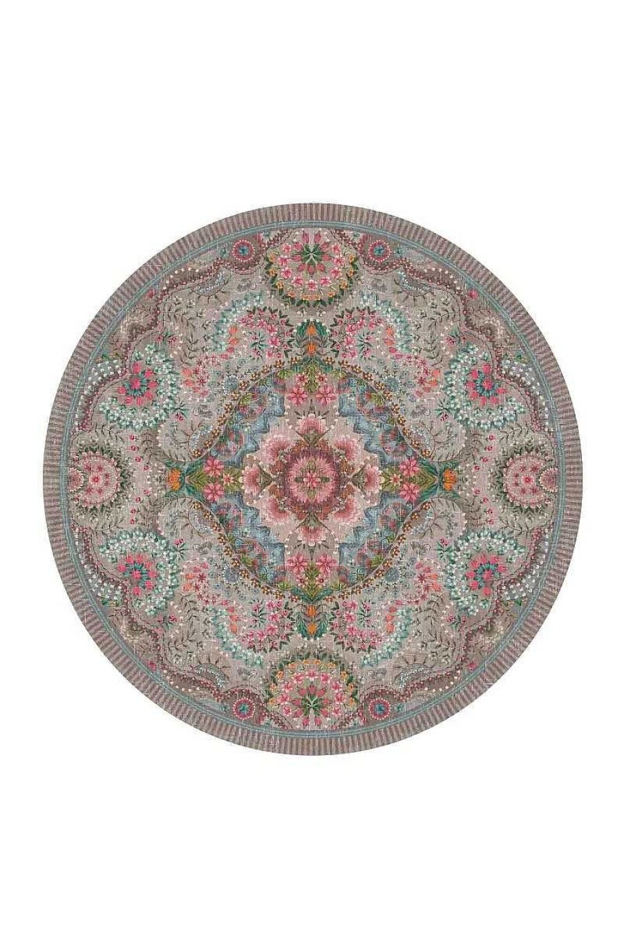 Pip Studio Tapis Rond Moon Delight By Pip Pastel Kaki Nouveau Maison