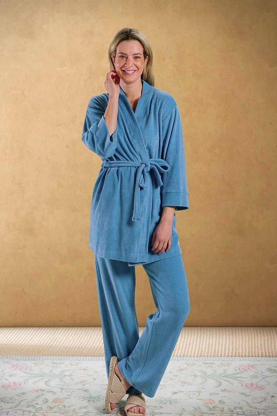 Pip Studio Kimono Petite Sumo Stripe Bleu Nouveau Mode