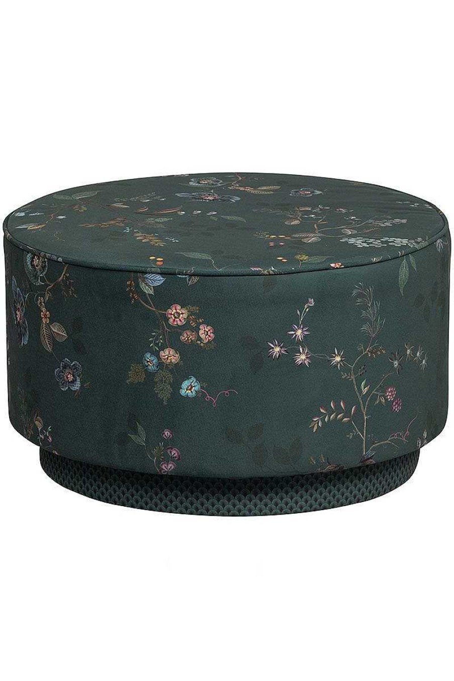 Pip Studio Grand Pouf Kawai Flower Vert Poufs