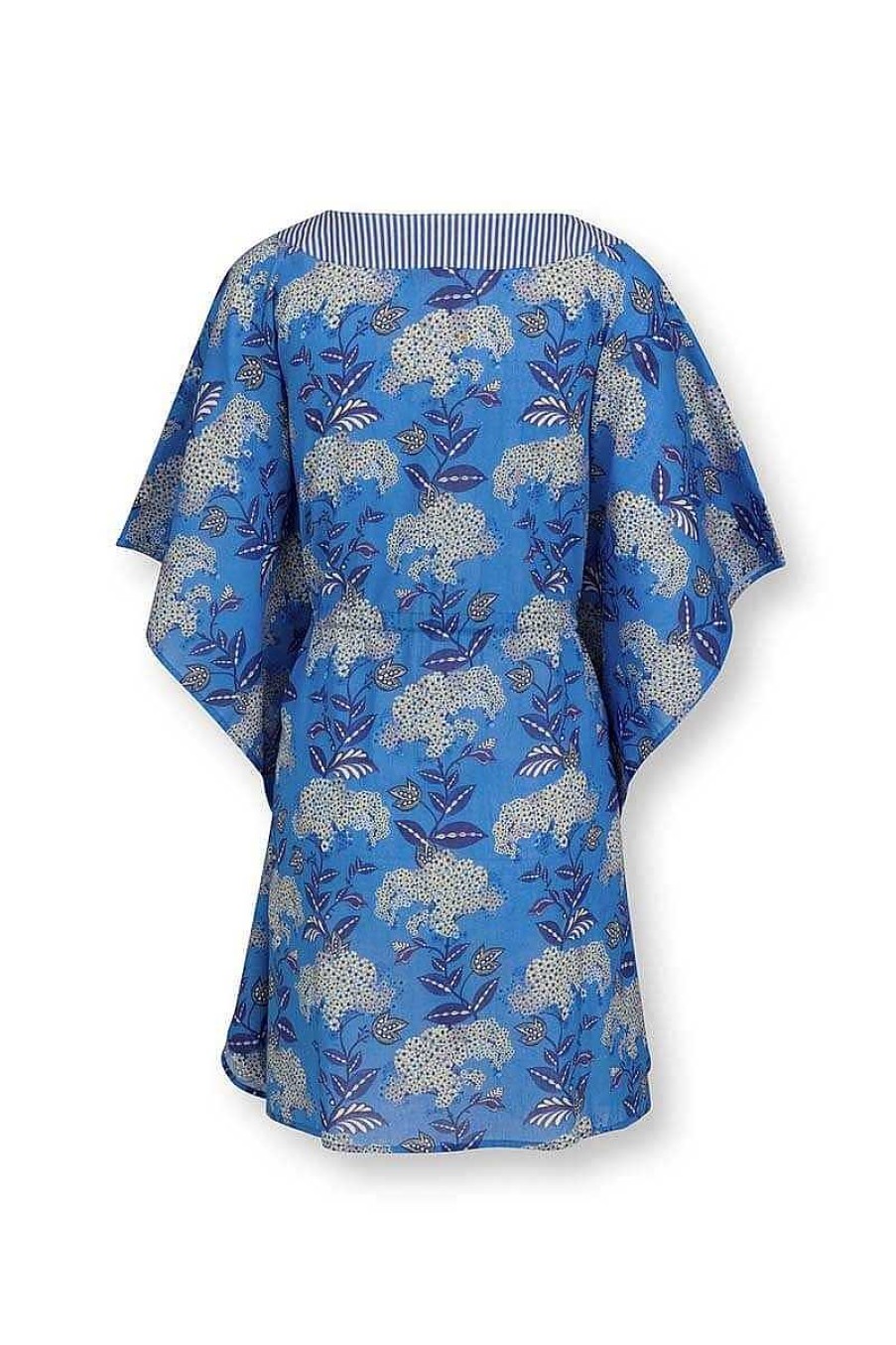 Pip Studio Tunique Flora Firenze En Coloris Bleu Cobalt Tenue De Plage