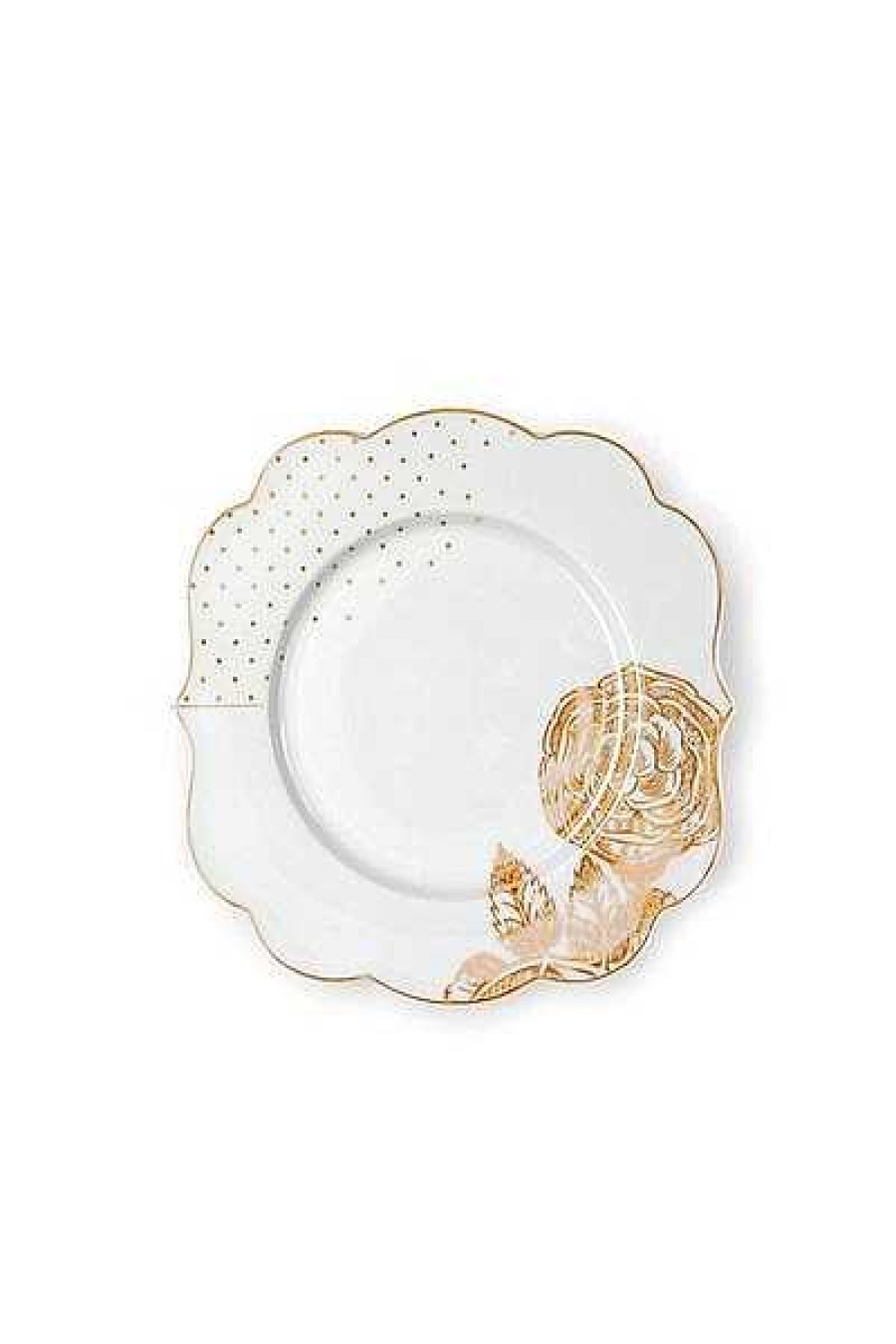 Pip Studio Assiette A Dessert Royal White 17 Cm Tous Collections