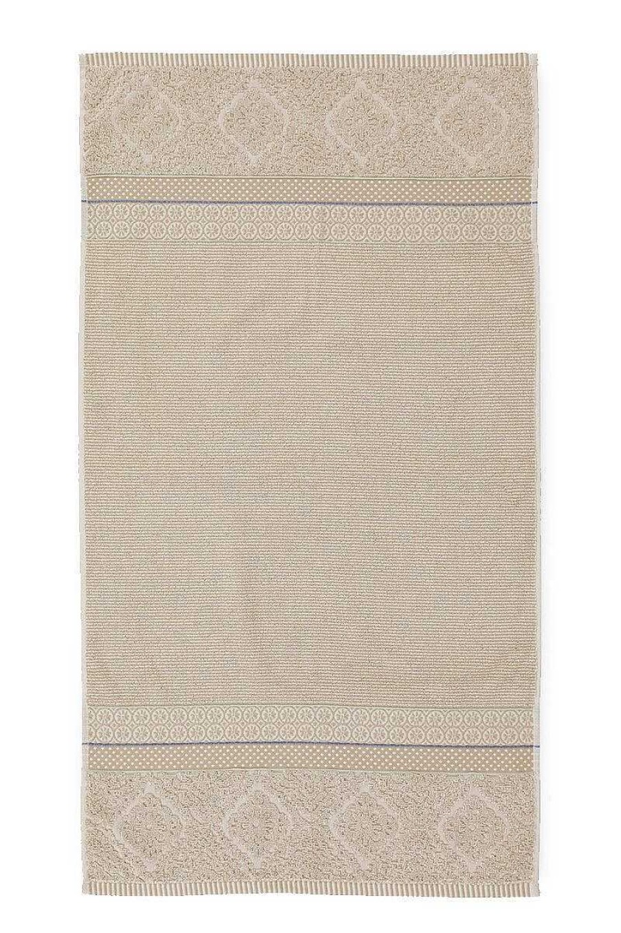 Pip Studio Lot De 3 Serviettes De Bain Soft Zellige En Coloris Kaki 55 X 100 Cm Serviettes De Toilette