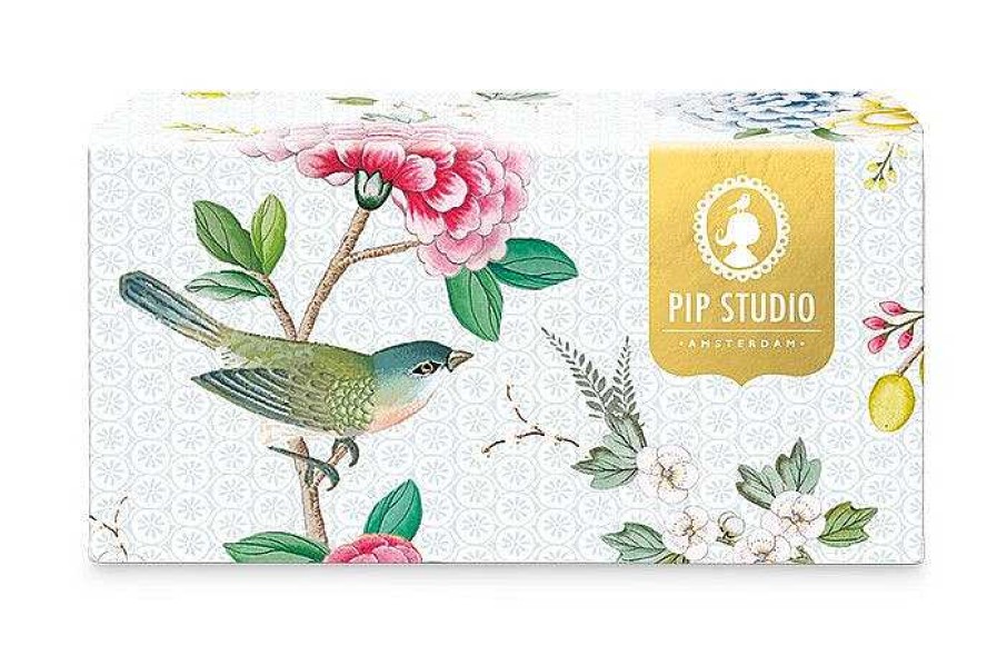 Pip Studio Lot De 2 Tasses De Grande Taille Blushing Birds Blanc Tous Collections