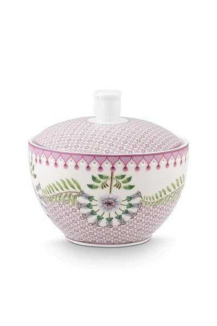 Pip Studio Lily & Lotus Bol A Sucre Lilas Nouveau Art De La Table