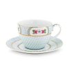 Pip Studio Tasse Et Soucoupe A Cappuccino Blushing Birds En Coloris Blanc Tous Collections