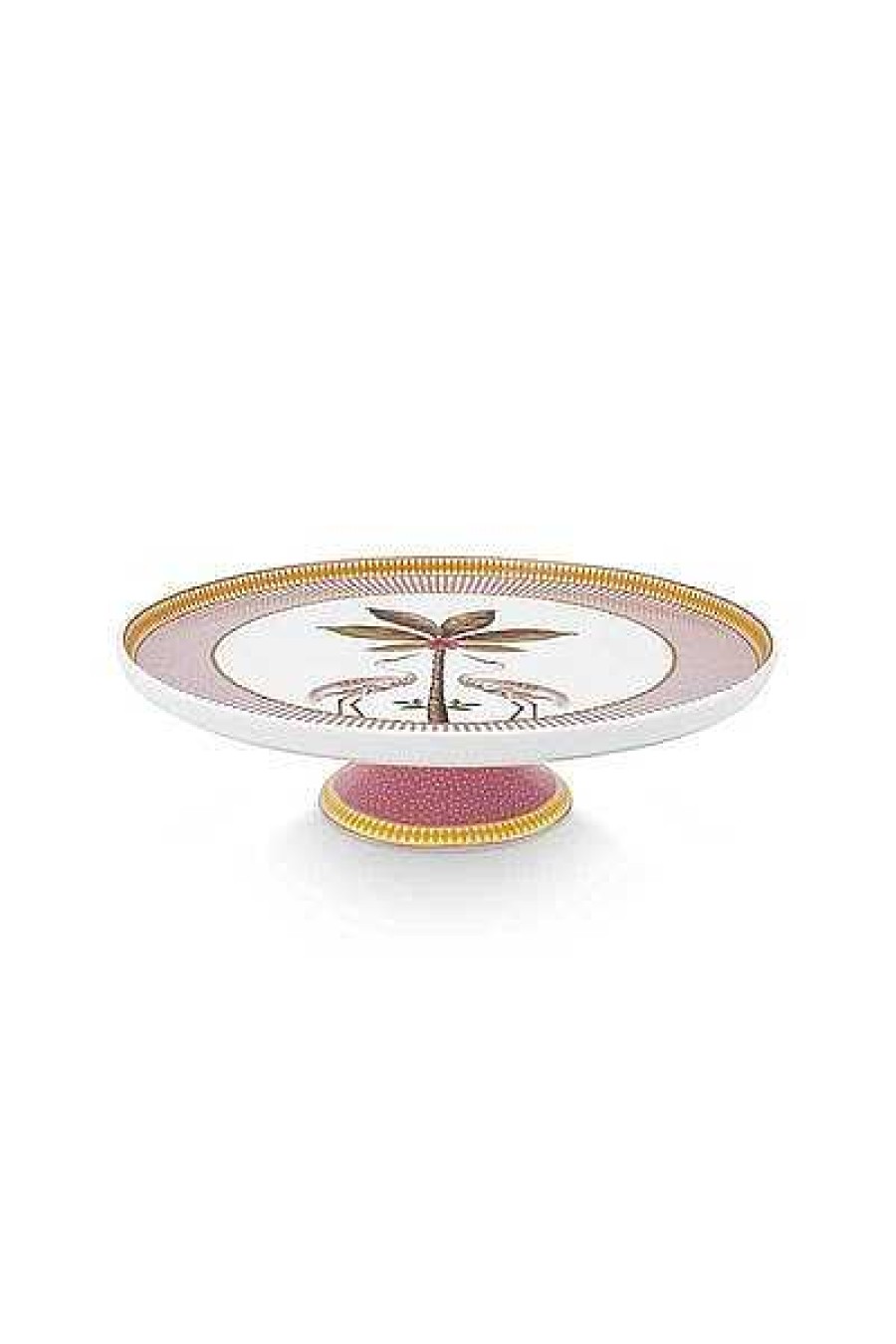 Pip Studio Plateau A Gateaux De Petite Taille La Majorelle Rosa Tous Collections