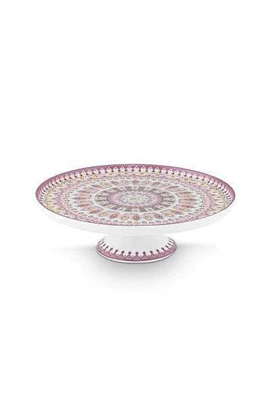 Pip Studio Lily & Lotus Plateau A Gateaux De Petite Taille Lilas 21Cm Nouveau Art De La Table