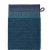 Pip Studio Lot De 3 Gants De Toilette Soft Zellige En Coloris Bleu Fonce 16 X 22 Cm Gants De Toilette