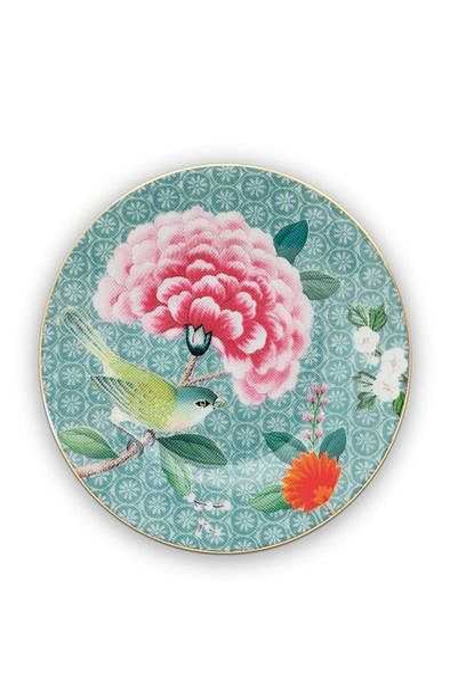 Pip Studio Assiette A Petits Fours Blushing Birds En Coloris Bleu 12 Cm Tous Collections