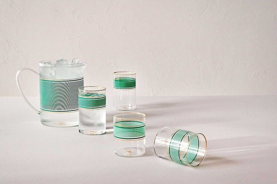 Pip Studio Water Glass Chique Green 250Ml Tous Collections