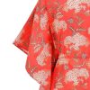 Pip Studio Tunique Flora Firenze En Coloris Corail Tenue De Plage