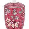 Pip Studio Pot De Stockage Flower Festival Rose Fonce Tous Collections