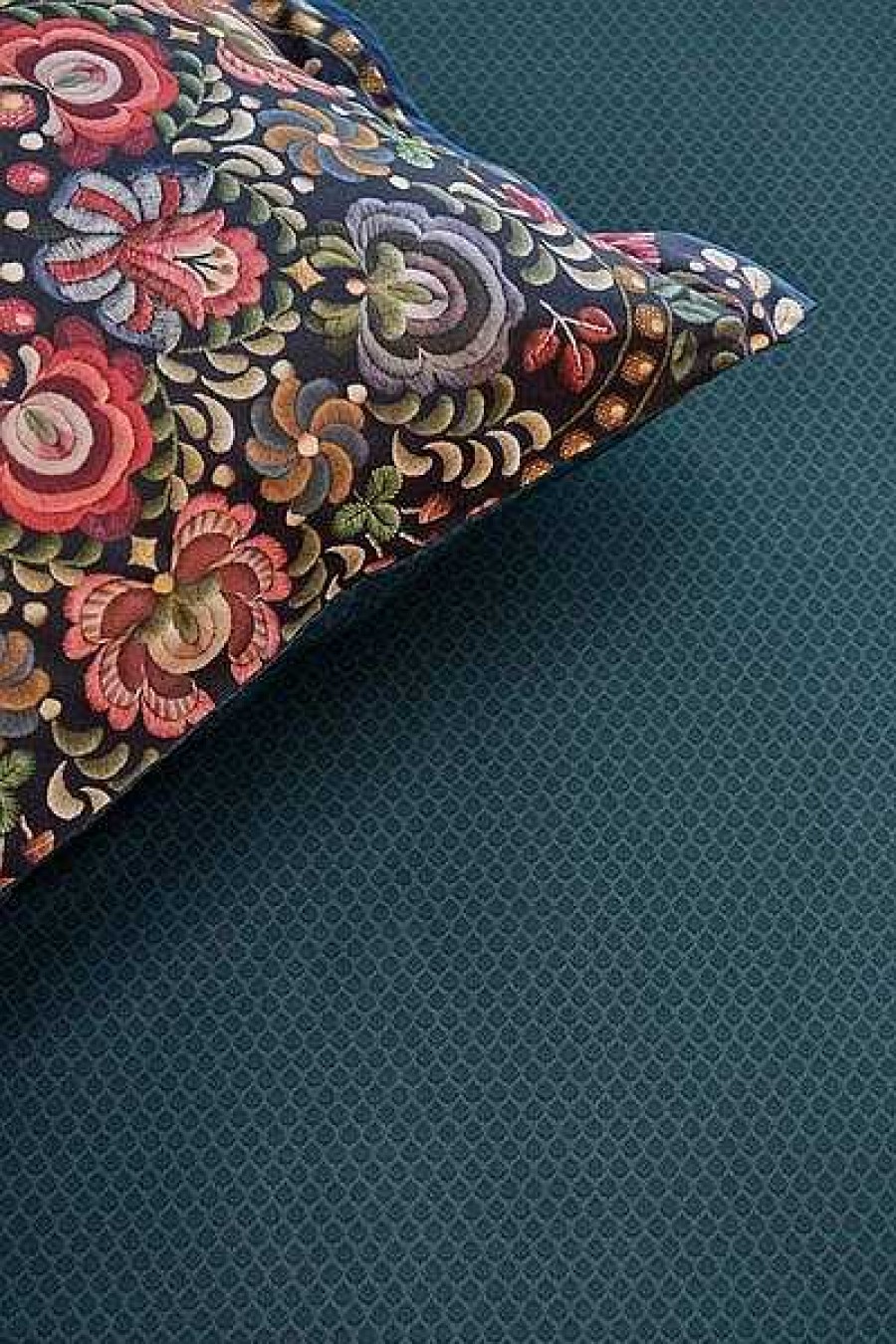 Pip Studio Drap-Housse Thousand Leaves Bleu Fonce Draps-Housses