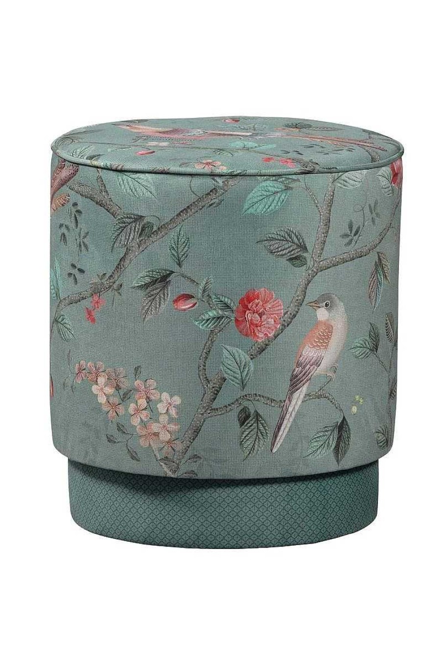 Pip Studio Stool High Good Nightingale Green Poufs